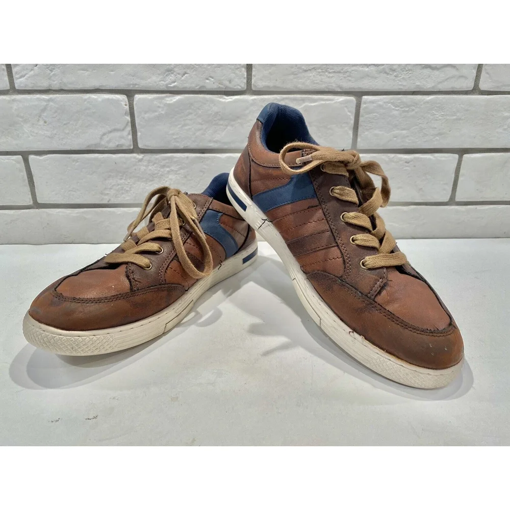 STEVE MADDEN BTRAKK‎ SZ 6 Kid Children Youth Boy Girl Faux Leather Lace up Shoe